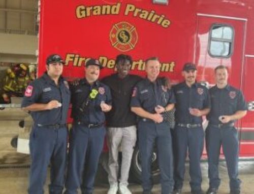 First responders help save teenage boy’s life after he collapses at gym